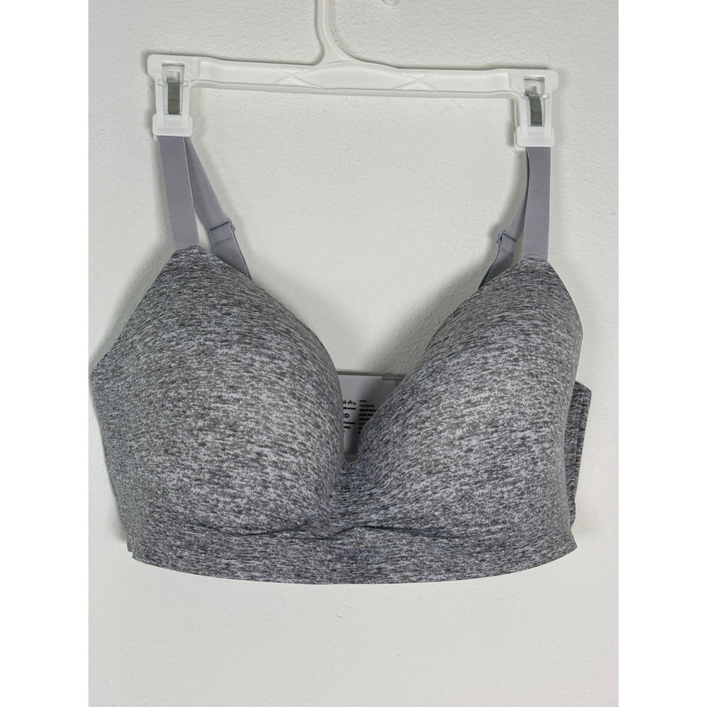 Soma Enbliss Wireless Bra 42D Heather Gray Space Dye Comfort Smooth 570148841